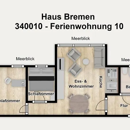 Apartment Haus Bremen 10 *